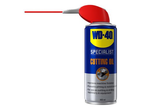 WD-40 Specialist® Cutting Oil provides critical lubrication and protection in metalworking to maximise the life of cutting and drilling equipment, while also improving the overall machined finish. WD-40 Specialist multi-purpose Cutting Oil has a mineral, oil-based formula with anti-wear additives and a unique liquid-foam consistency to help reduce tip welding and wear on tools. It prevents pitting and metal seizures and quickly disperses the heat caused by cutting, drilling, tapping or fabricating metal, so your tools and machinery keep running for longer.