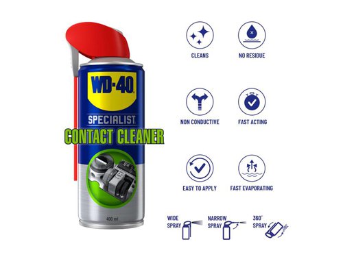 W/D44368 WD-40® WD-40 Specialist® Contact Cleaner 400ml
