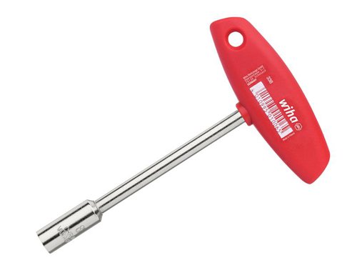 WHA01007 Wiha Internal Square Nut Driver with T-handle 10 x 125mm