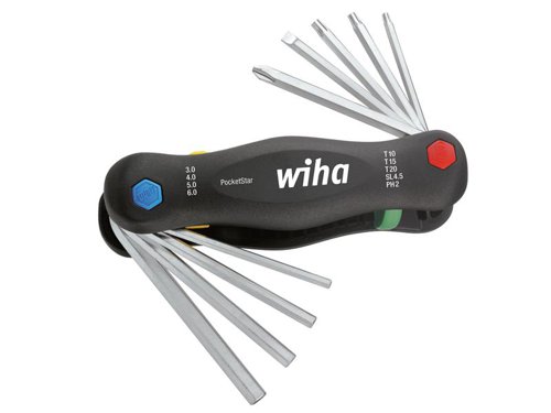 WHA25293 Wiha PocketStar Multi Key Set, 9 Piece