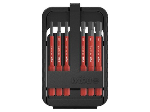 Wiha slimBit electric Hex Bit Set, 7 Piece