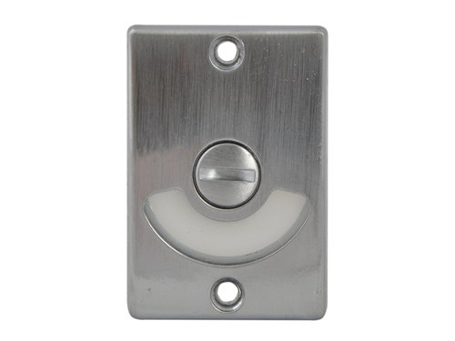 Yale Locks Indicator Bolt for Bathrooms or W.C Doors Satin Chrome P127