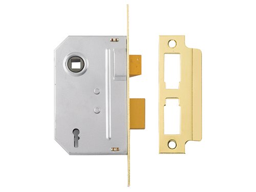 YALPM246PB30 Yale Locks PM246 Internal 2 Lever Mortice Sashlock Polished Brass 80mm 3in