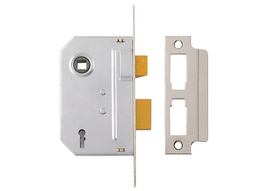 Yale Locks PM320 3 Lever Mortice Sashlock Polished Chrome 79mm 3in