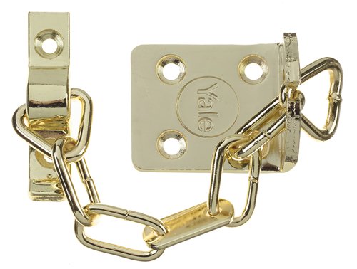 YALVWS6EB Yale Locks WS6 Security Door Chain - Electro Brass Finish