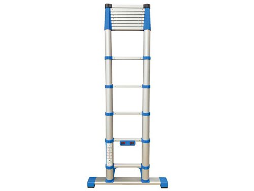 Zarges Compactstep L Telescopic Ladder & Stabiliser Bar 3.8m