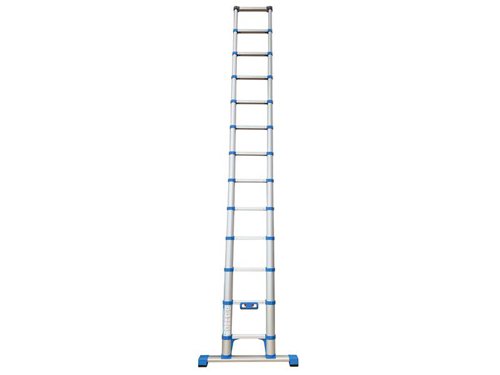 ZAR40401 Zarges Compactstep L Telescopic Ladder & Stabiliser Bar 3.8m