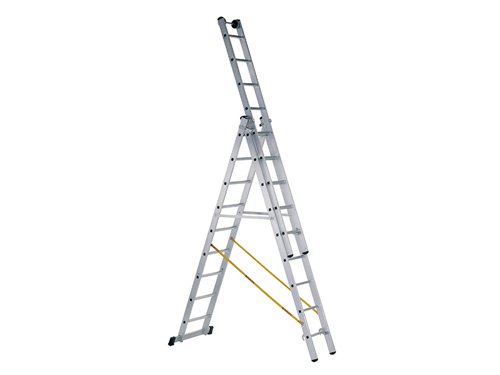 Zarges Skymaster Industrial Combination Ladder 3-Part 3 x 8 Rungs