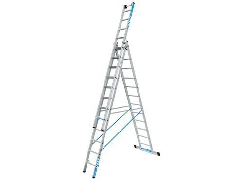 ZAR41580 Zarges Skymaster Plus X Combination Ladder 3-Part 3 x 12 Rungs