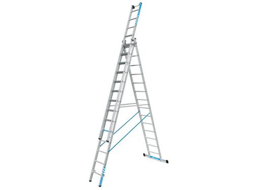 ZAR41581 Zarges Skymaster Plus X Combination Ladder 3-Part 3 x 14 Rungs