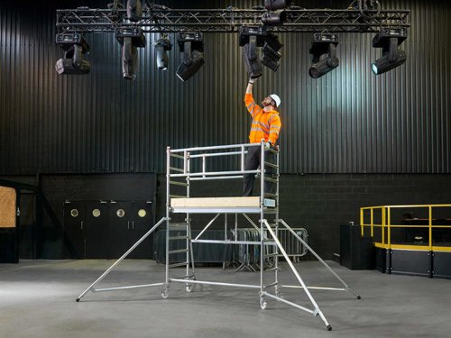 The Zarges Aluminium PaxTower 3T has been designed for professionals. The one-piece, fold-out snap-frame is quick and easy to set up and provides a sturdy tower base for building the tower in 2m build intervals. This Through the Trapdoor (3T) tower fully complies with the latest EN 1004-1:2020 safety standard.It offers a one-handed operation of the folding frame and is fitted with a sturdy lock button: engage or release the lock with a simple click. The patented toeboard unit is quick to install. Smooth-sliding guides that are made of hard plastic, prevent misalignment when connecting push-on end frames together.Delivered Direct to Business, Site, or Home; please note: a carriage surcharge may apply dependent upon the delivery address, contact us for further details.This Zarges PaxTower 3T has the following specification:Part Number: 5535122Platform Height: 1.6mOverall Height: 2.6mWorking Height: 3.6mPlatform Size: 0.6 x 1.8mTransport Dimensions: 220 x 75 x 65cmWeight: 57.2kg