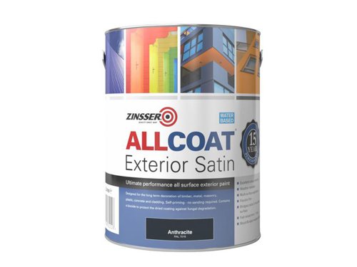 Zinsser AllCoat® Exterior Anthracite 1 litre