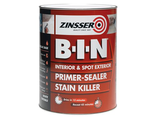 Zinsser B.I.N® Primer, Sealer & Stain Killer Paint White 2.5 litre