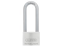 ABUS Mechanical 64TI/50mm TITALIUM™ Padlock 80mm Long Shackle