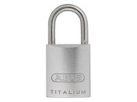 ABUS Mechanical 86TIIB/45mm TITALIUM™ Padlock Without Cylinder Stainless Steel Shackle