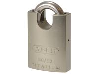 ABUS Mechanical 90RK/50mm TITALIUM™ Padlock Closed Shackle Keyed Alike 2745