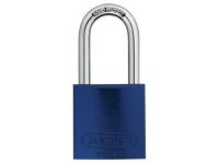 ABUS Mechanical 72/40mm Aluminium Padlock 40mm Long Shackle Blue Keyed Alike TT60121