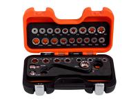 Bahco S Type Ratchet Ring Wrench & Adaptor Set, 29 Piece