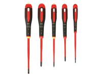 Bahco BE-9881SL ERGO™ Slim VDE Insulated Screwdriver Set, 5 Piece