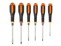 Bahco BE-9881TB ERGOâ„¢ Through Blade Screwdriver Set, 6 Piece