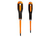 Bahco BE-9890S ERGO™ VDE Insulated Screwdriver Set, 2 Piece