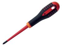 Bahco ERGO™ Slim VDE Insulated Phillips Screwdriver PH2 x 100mm