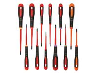 Bahco BE-9878SL ERGOâ„¢ Slim VDE Insulated Screwdriver Set, 12 Piece