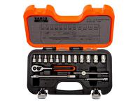 Bahco S160 1/4in Drive Socket Set, 16 Piece