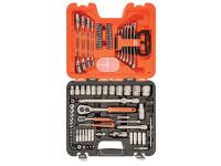 Bahco S910 1/4 & 1/2in Drive Socket & Spanner Set, 92 Piece