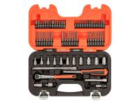 Bahco SL65 1/4in Drive Slim Socket Set, 65 Piece
