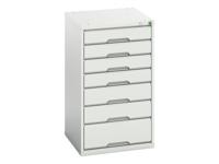 Bott Verso 7 Drawer Cabinet 525 x 900mm Light Grey
