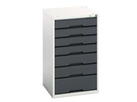 Bott Verso 7 Drawer Cabinet 525 x 900mm Anthracite Grey