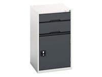 Bott Verso 2 Drawer + Cupboard 900 x 525mm Anthracite Grey
