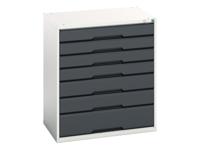 Bott Verso 7 Drawer Cabinet 800 x 900mm Anthracite Grey