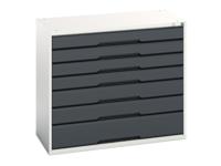 Bott Verso 7 Drawer Cabinet 1050 x 900mm Anthracite Grey
