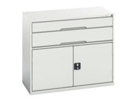 Bott Verso 2 Drawer + Cupboard 900 x 1050mm Light Grey