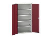Bott Verso 4 Shelf Cupboard 1050mm Crimson Red