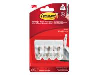 Commandâ„¢ White Wire Hooks (Pack 3)