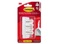 Commandâ„¢ White Wire Hooks Value Pack (Pack 9)