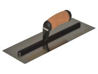 DEWALT Drywall 0.5mm FLEX Stainless Steel Flat Trowel, Leather Handle 14in