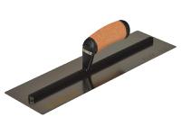 DEWALT Drywall 0.5mm FLEX Stainless Steel Flat Trowel, Leather Handle 16in