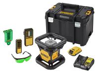 DEWALT DCE079D1G Green Rotary Laser Kit 18V 1 x 2.0Ah Li-ion