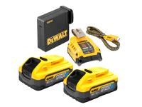 DEWALT DCB094 H2USB-C POWERSTACKâ„¢ Starter Kit 18V 2 x 5.0Ah Li-ion