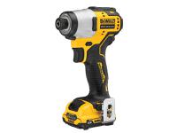 DEWALT DCF801 D2 XR Brushless Sub-Compact Impact Driver 12V 2 x 2.0Ah Li-ion