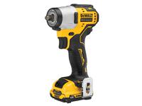 DEWALT DCF902D2 XR Brushless Sub-Compact 3/8in Impact Wrench 12V 2 x 2.0Ah Li-ion