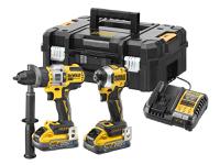 DEWALT DCK2052H2 POWERSTACKâ„¢ Twin Kit 2 x 5.0Ah Li-ion