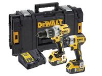 DEWALT DCK276P2 Brushless Twin Pack 18V 2 x 5.0Ah Li-ion
