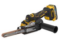 DEWALT DCM200E2T XR Brushless Band File 18V 2 x 1.7Ah POWERSTACKâ„¢ Li-ion