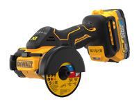 DEWALT DCS438E2T XR BL Cut Off Tool 18V 2 x 1.7Ah POWERSTACKâ„¢ Li-ion