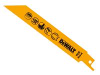 DEWALT Bi-Metal Reciprocating Blade for Metal Cordless 152mm x 18 TPI (Pack 5)
